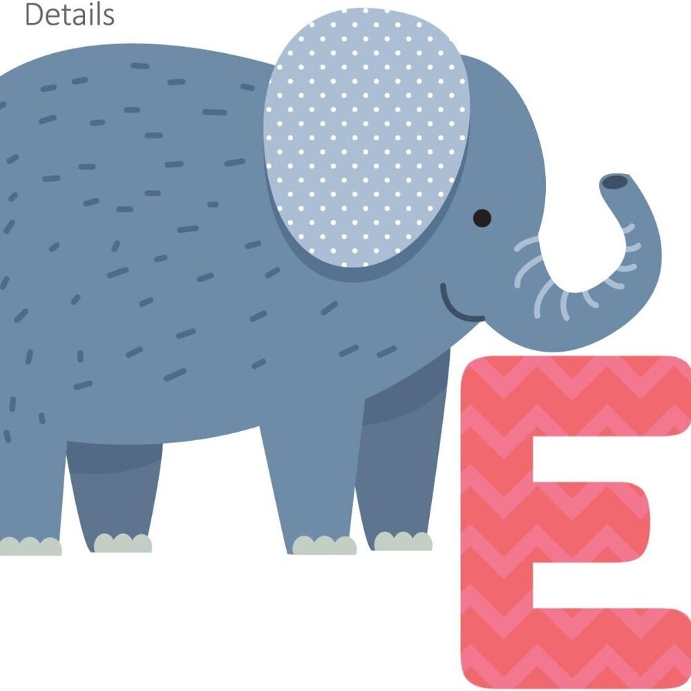 ABC Colourful Animal Alphabet Wall Stickers - BRAND NEW - Picture 4 of 8